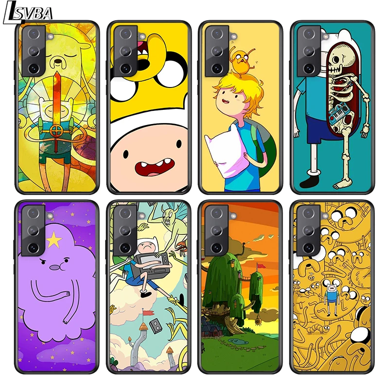 

Adventure Game Time For Samsung S21 S20 FE S10e S10 S9 S8 S7 S6 Ultra Plus Lite Edge Silicone Black Soft Phone Case Capa