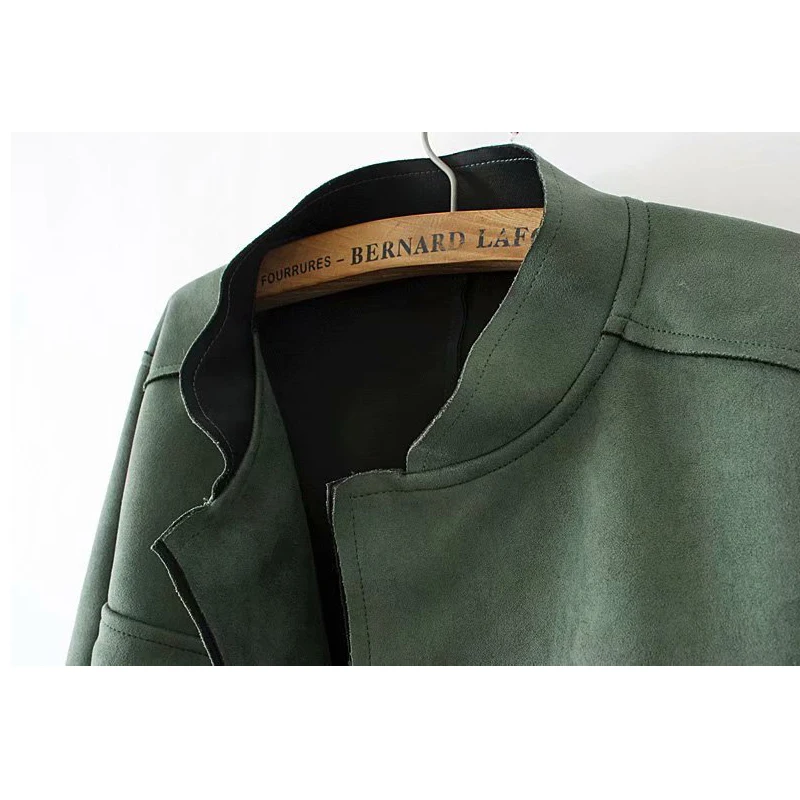 Новая осенне-зимняя куртка женская Chaqueta Mujer оверсайз зеленая уличная короткая