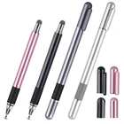 Ручка для сенсорного экрана 2 в 1, стилус для рисования, подходит для телефонов ios и Android, Универсальный высокоточный емкостный волоконный карандаш для ноутбука