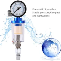 pneumatic sprayer mini air pressure regulator gauge with oil water trap filter separator for automotive refinish paint