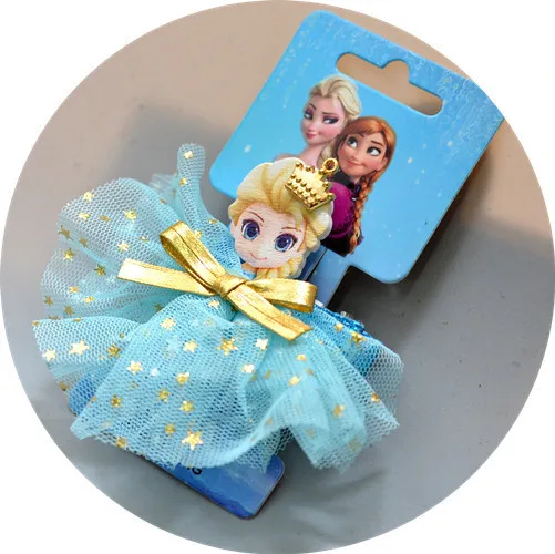 2pcs Disney children's hair accessories headdress hairpin frozen elsa Anna princess girls Snow White skirt clip doll | Игрушки и