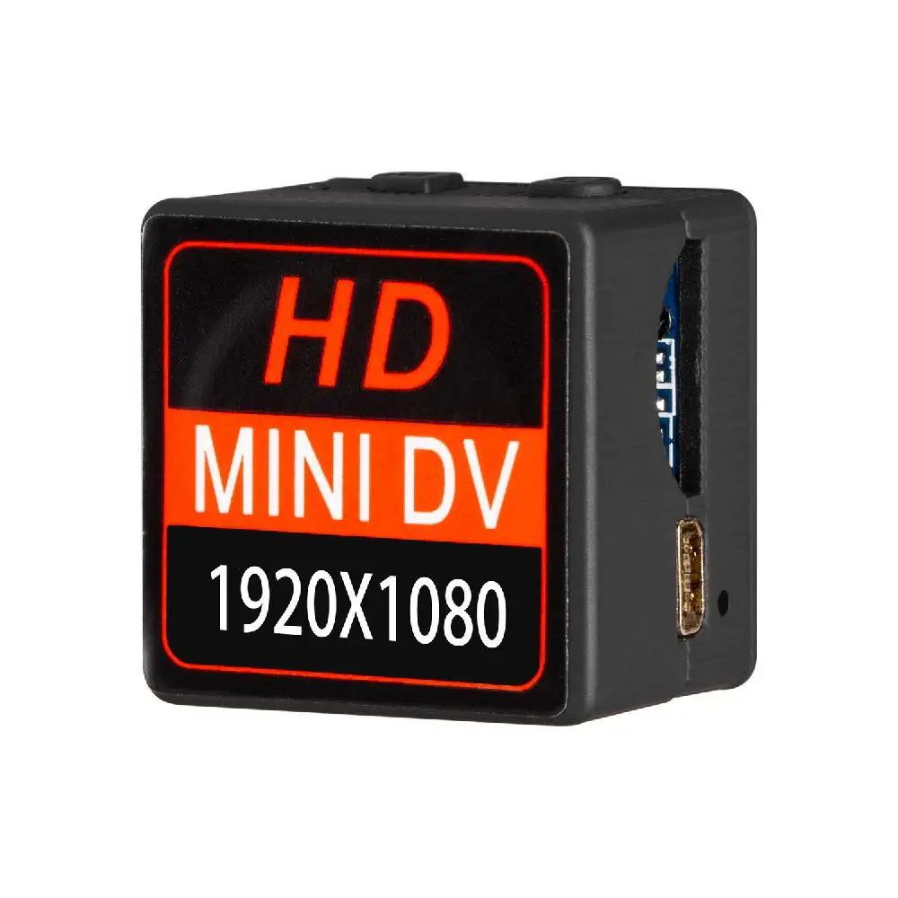 Мини спортивная видеокамера 360 градусов HD 1080P камера микро DVR инфракрасная