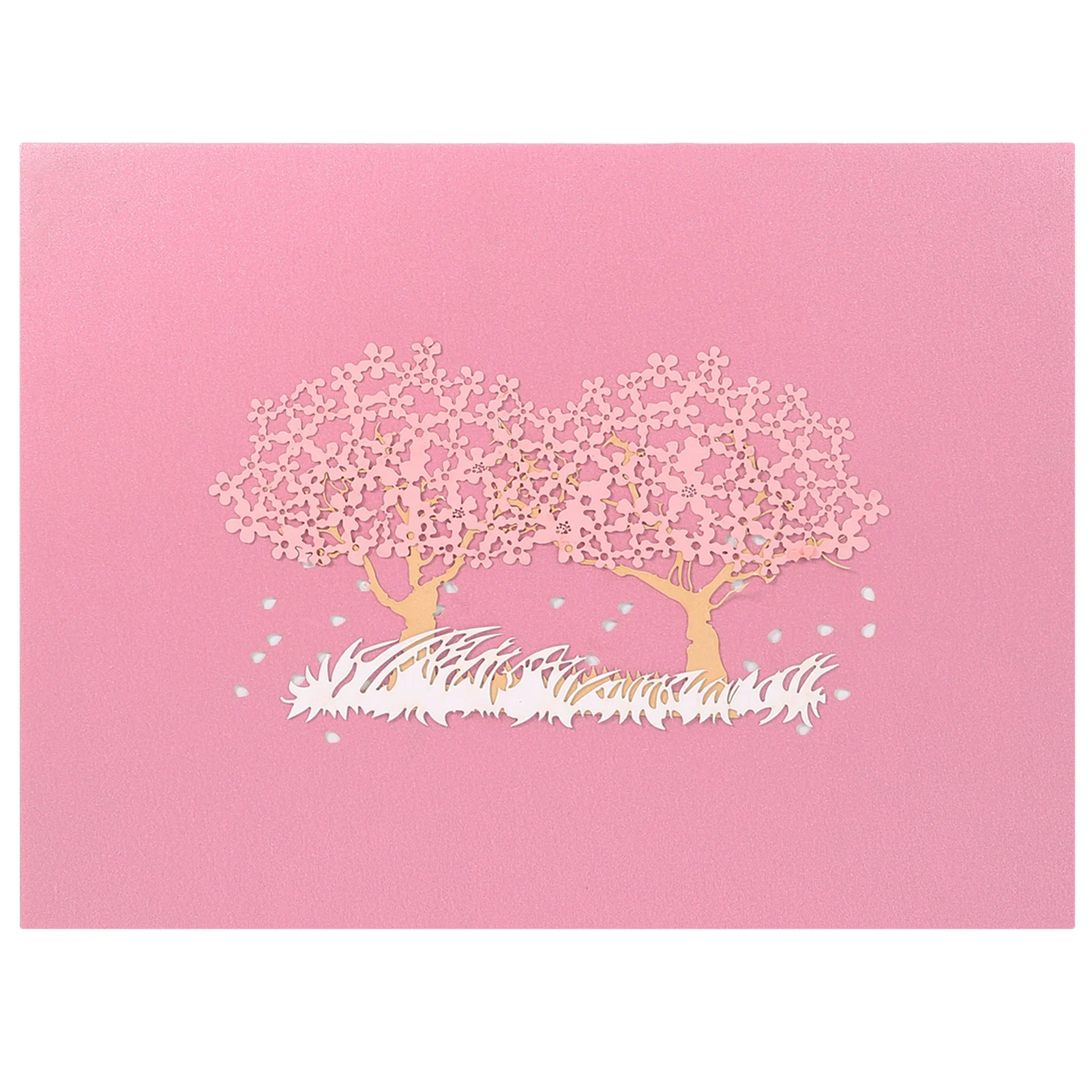 

Newest 3D Cherry Blossom Pops-Up Card Handmade Greeting Cards Gift for Graduation Birthday Wedding Spring