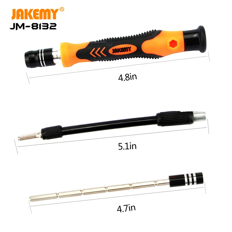 

JAKEMY JM-8132 45 IN 1 Wholesale High Quality DIY Hand Tool Magnetic Precision Screwdriver Set for Cellphone Laptop Game pad