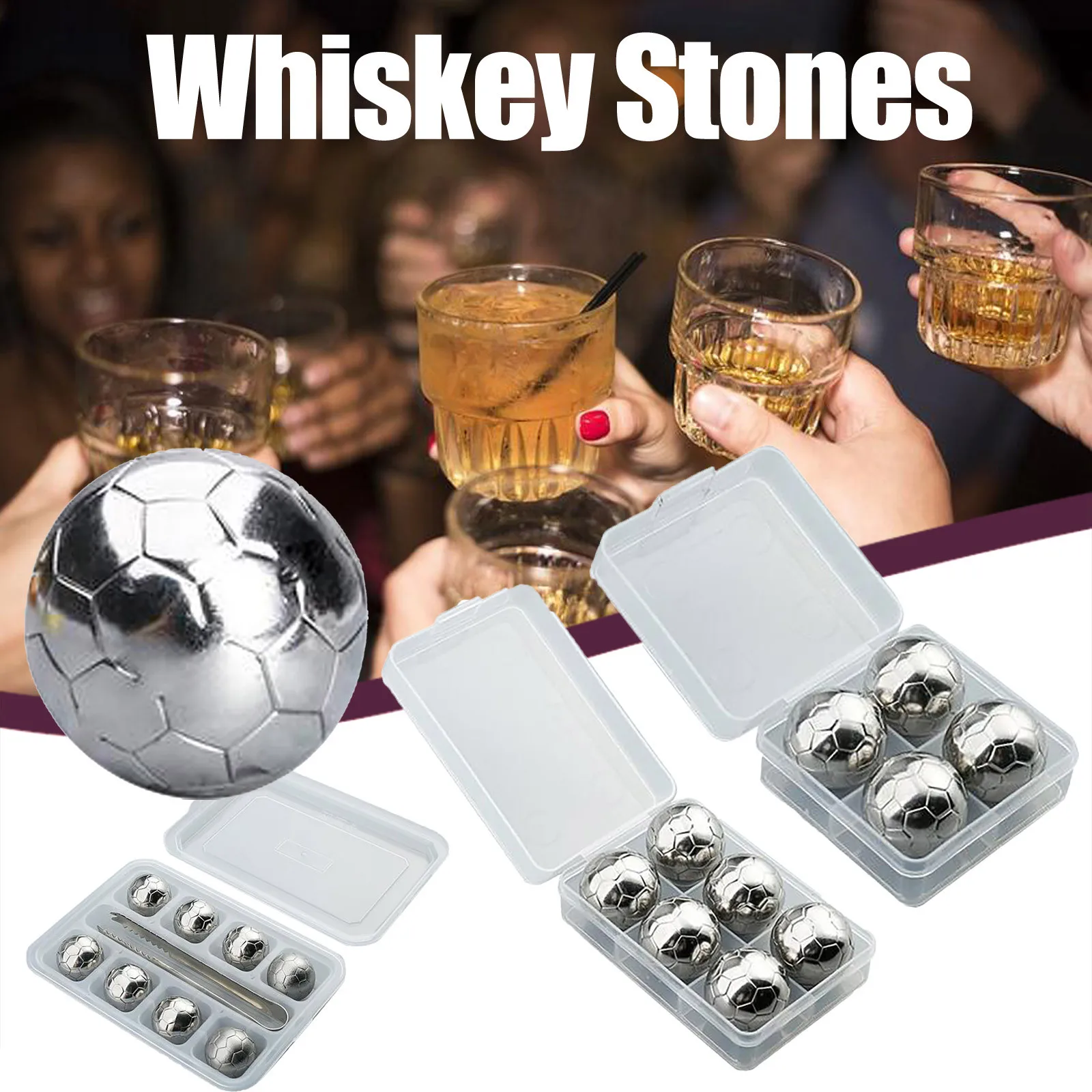 Вино Виски камни охладитель ледяной камень 304 Нержавеющая сталь кубики льда