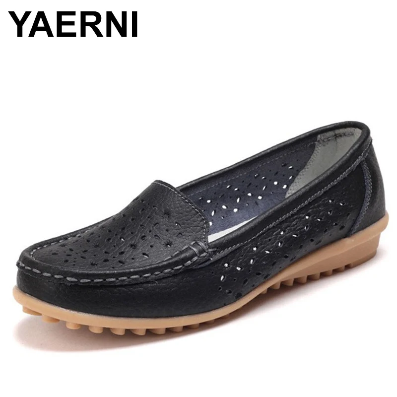 

Женские лоферы YAERNI, женские балетки на плоской подошве, женские летние туфли на плоской подошве, удобные мягкие мокасины из натуральной кож...