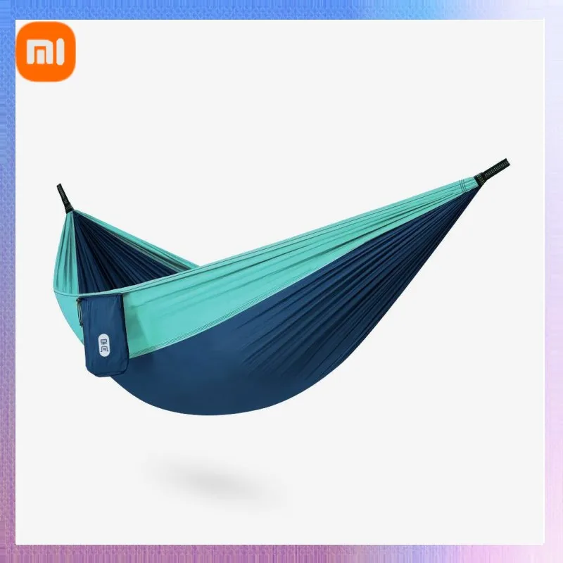 

Уличный гамак Xiaomi Zaofeng, подвесная кровать из парашютной ткани, не скатывается, для кемпинга, для взрослых