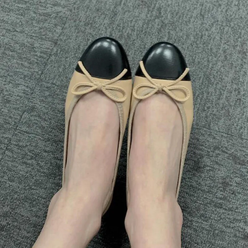 Балетки на плоской подошве с бантом женские балетки классические слипоны Zapatos De