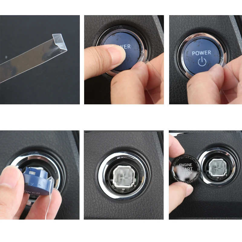 Аксессуары для интерьера автомобиля Кристальный чехол кнопки зажигания