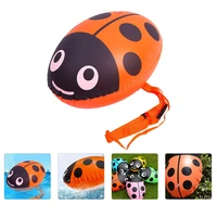 new ladybug shaped safety swimming buoy safety float air dry bag inflatable float bag lifesaving buoy swimming for water sport