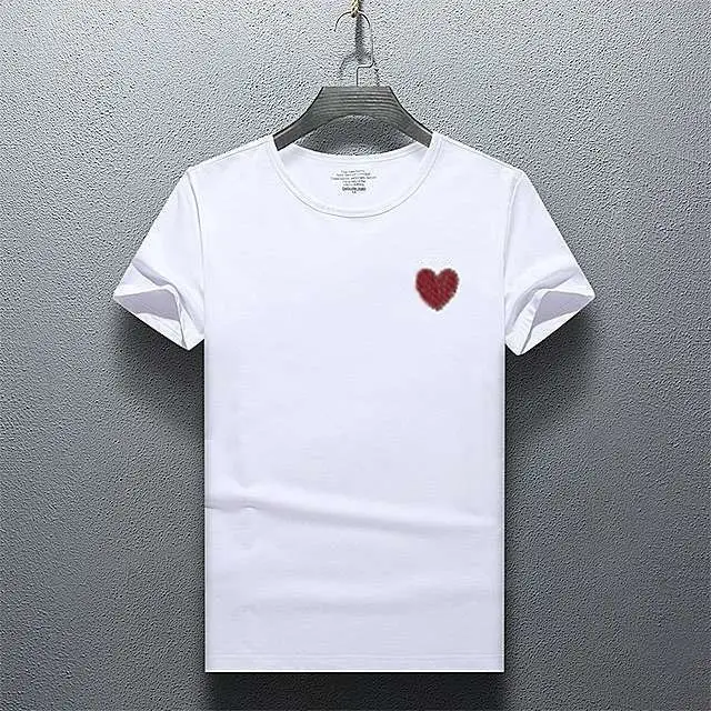 

Summer new men's T-shirt social guy men's hot drill short sleeve T-shirt European and American big men's fashion brand top