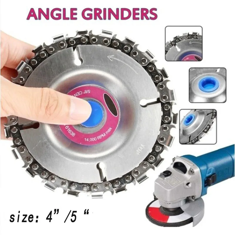 

Angle grinder woodworking chain plate wood slotted sawblade woodworking chain plate cutting piece