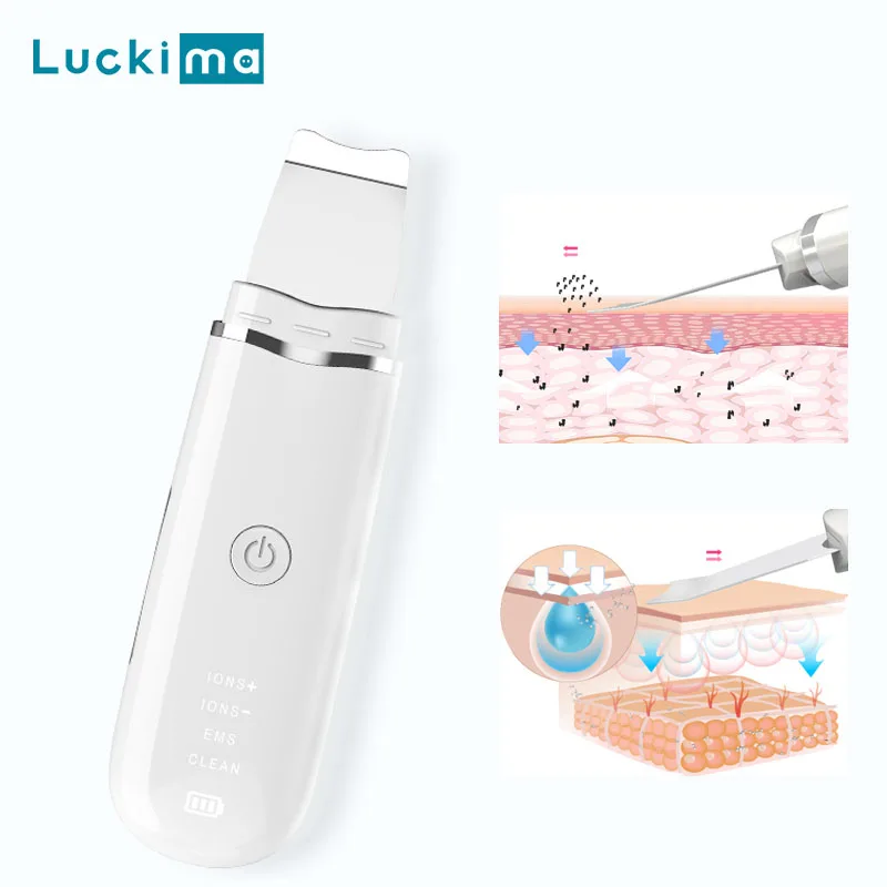 Ультразвуковой ионный шпатель для кожи лица|Устройства чистки лица| |