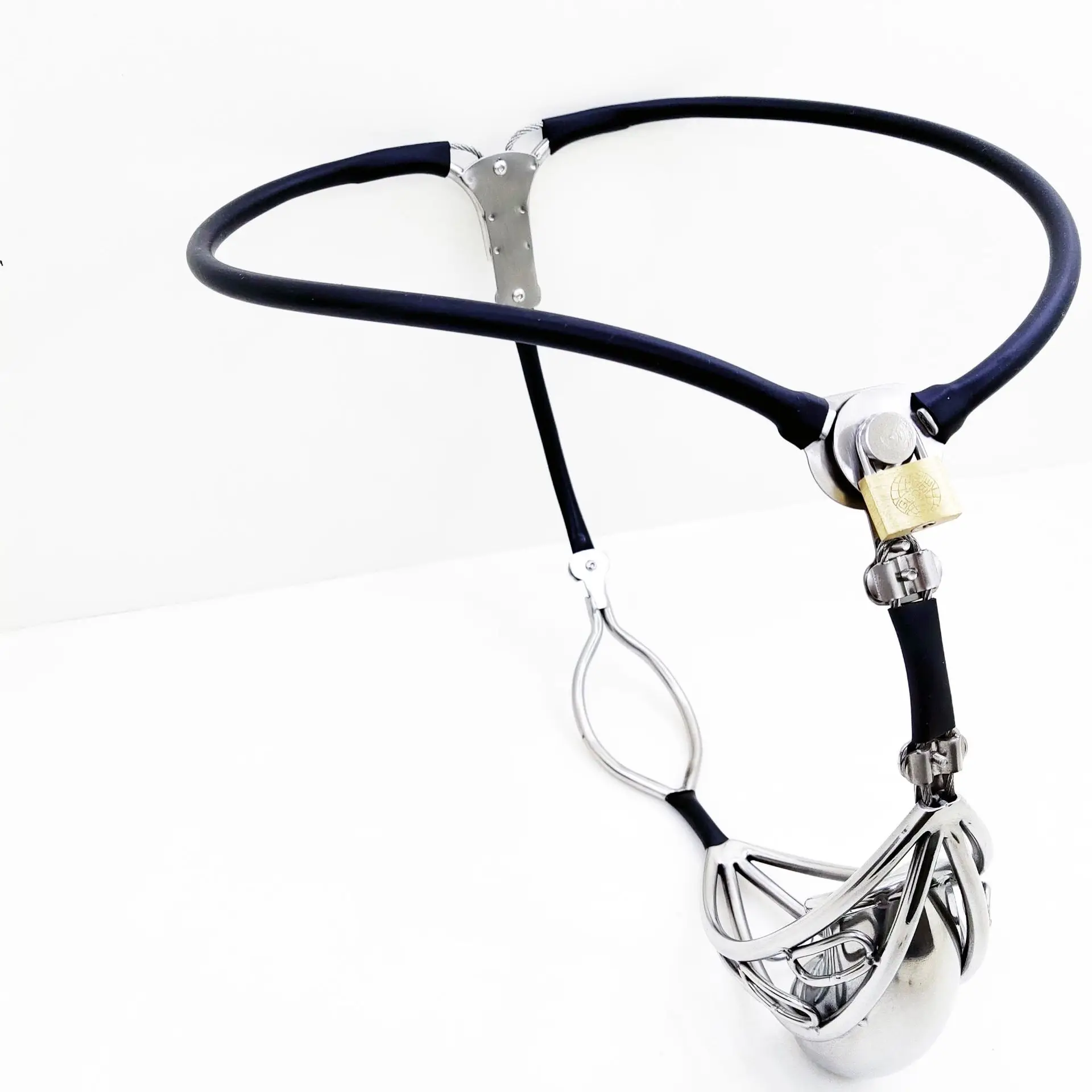 Мужской Пояс верности из нержавеющей стали металлическая клетка для пениса