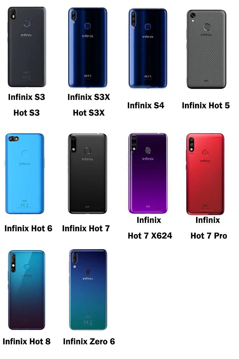 Силиконовый чехол для телефона Infinix Hot Zero S3 S3X S4 S5 5 6 6X 7 Lite Pro | Мобильные телефоны и