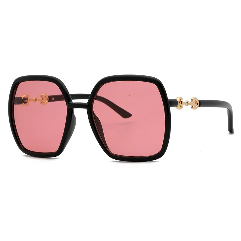 

2021 Fashion Ladies Street Shooting Sunglasses Big Frame Sunglasses for Women