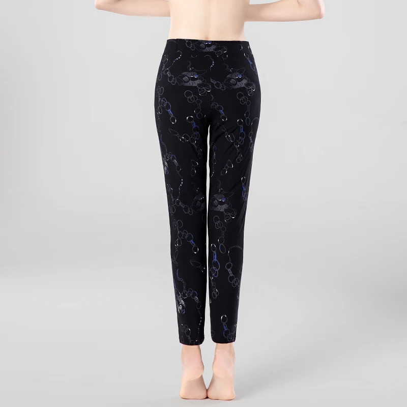 

High waist down pants women's outer wear was thin women's winter cotton pants stretch warm white duck down leggings