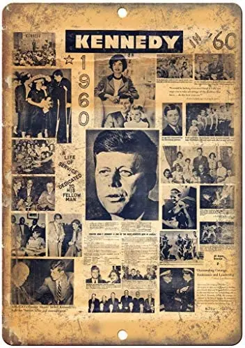 

Kennedy Tin Metal Sign Bar Retro Wall Decor Poster Home Club Tavern Wall Door Painting Ornament