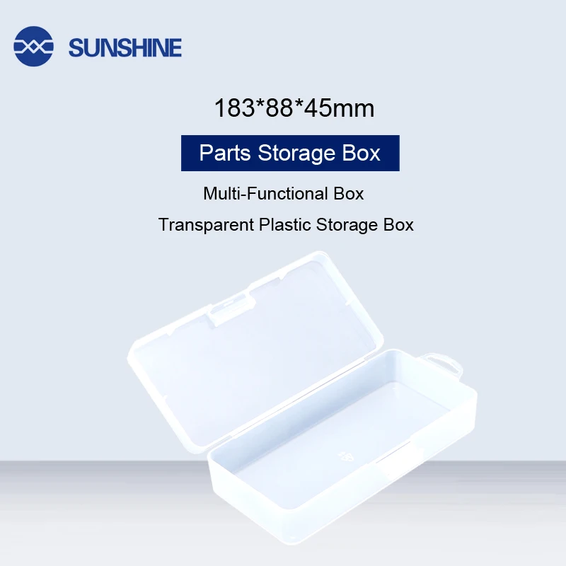 Transparent Plastic Storage Box Multi-Functional IC Parts For Small Component Jewelry Phone Repair Tools | Инструменты