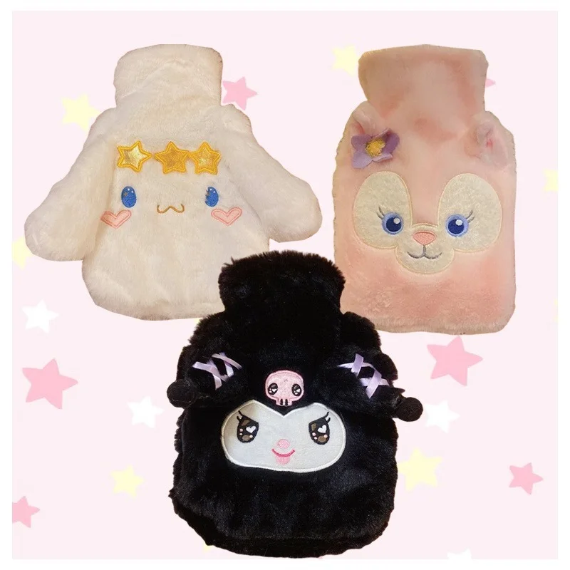

Милый мультяшный аниме Cinnamoroll Kuromi плюшевый мешок для горячей воды Kawaii плюшевый резиновый подогреватель для рук осень зима обязательный под...