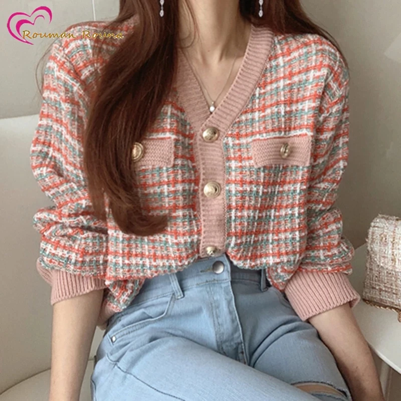 

Fall 2021 Women Clothing Oversize Womens Sweaters Autumn Vintage Loose Winter Sweater Knitted Women Cardigan Knit Button Maxi