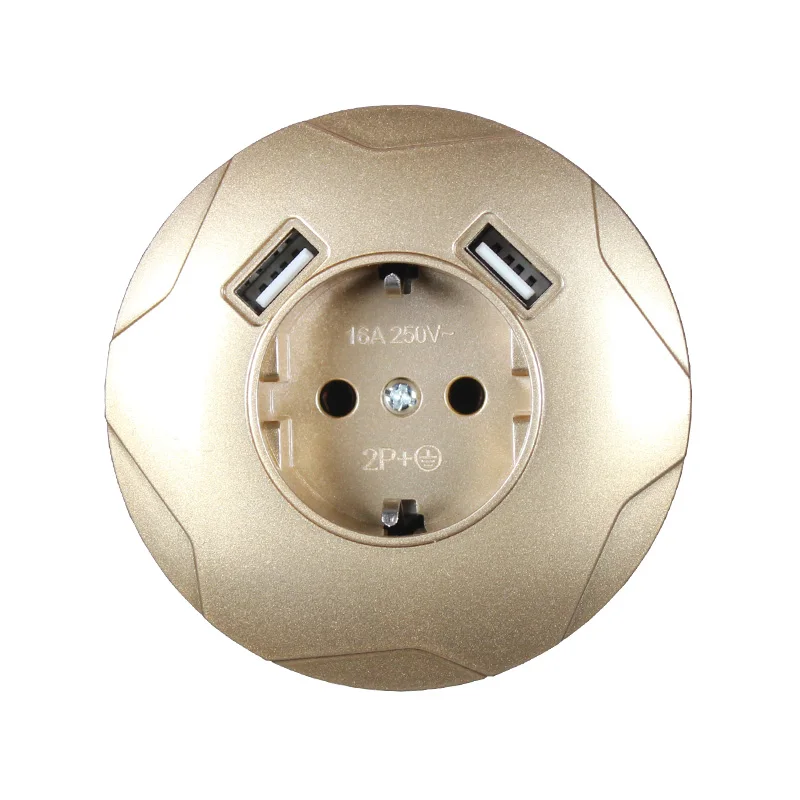 2019 новый стиль USB настенная розетка Бесплатная доставка двойной Порты и разъёмы 5V