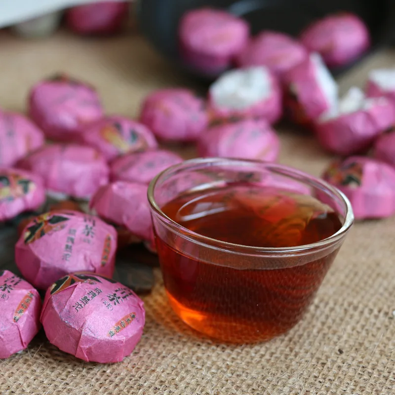 7A Chinese YunNan Puɾr Tea Superior Candy Mini Tuo Cha Ripe Yiren Rose Flavor Pu-erh Fancy | Дом и сад
