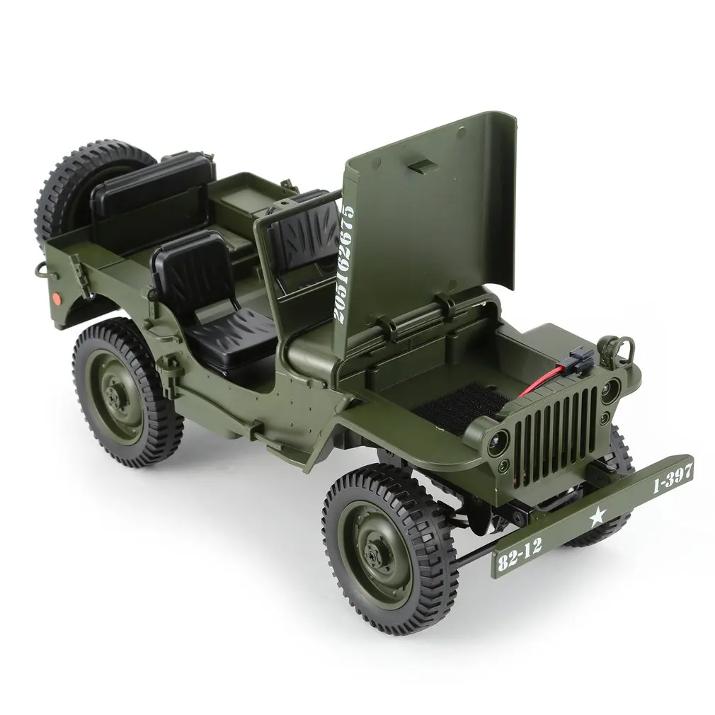 C606 1:10 RC Автомобиль 2,4G 4WD трансформер пульт дистанционного управления свет джип четырехколесный привод внедорожный военный альпинистский автомобиль Детский подарок