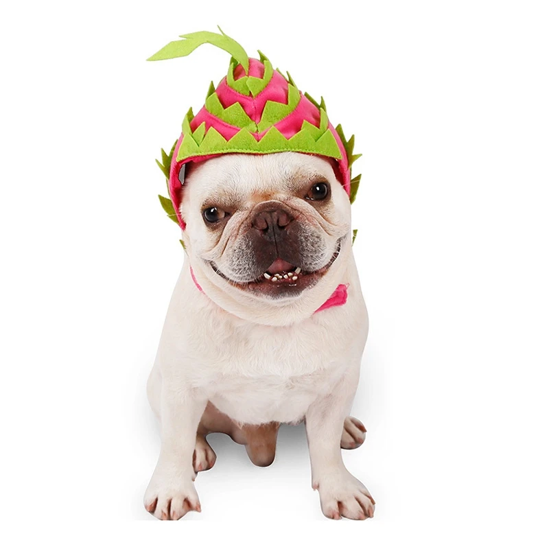 Huisdier Kostuum Hond Kat Hoofddeksels Halloween Dragon Fruit Ontwerp Hoed Hond Kat Verstelbare Cap Voor Halloween Xmas Festival Verjaardag Thema Huisdier Kostuum Hond Kat Hoofddeksels Halloween Dragon Fruit Ontwerp Hoed Hond Kat Verstelbare Cap Voor Halloween Xmas Festival Verjaardag Thema