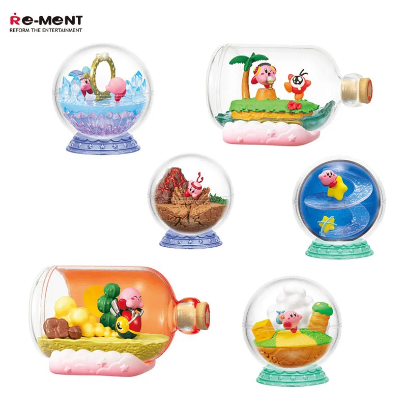 

Re-Ment Blind Box Kirby World In A Bottle Anime Figure Model Collectible Interesting Toys Child Gift