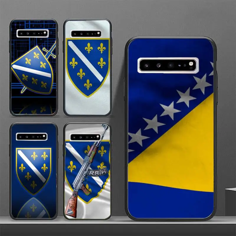 

Bosnia and Herzegovina flag Phone Case for Galaxy J2pro J4 J5 J6 J7 plus J5 prime J72016 2018 M 10 20 30 funda Cover