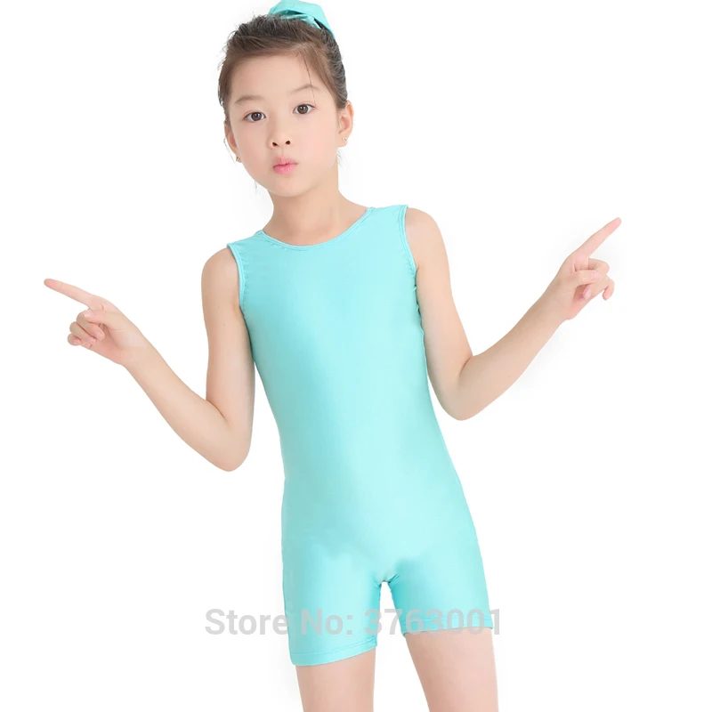 Плотная танцевальная одежда для детей малышей подростков девочек LycraBallet катание