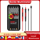 Цифровой Интеллектуальный мультиметр BSIDE S10 S11 S20 EMF, тестер, детектор, профессиональный мультиметр, конденсатор напряжения постоянного и переменного тока, Ом, диод, Бесконтактный индикатор напряжения, Гц