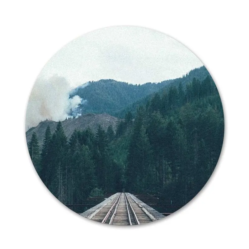 Модная брошь на железную дорогу булавка Значки для косплея аксессуары одежды