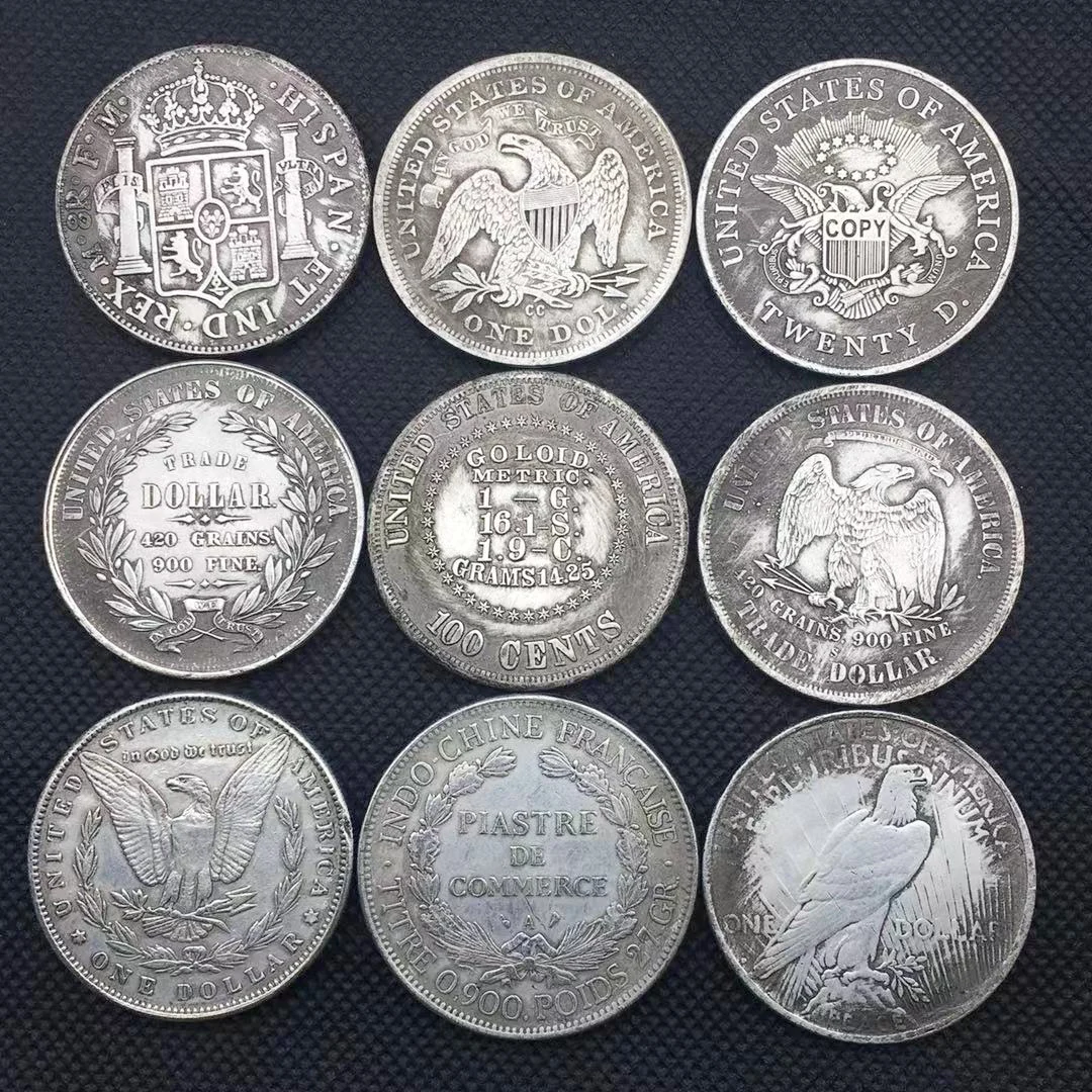 

Оригинальная Серебряная монета США, королева Моргана, монеты за свободу, 1 доллар, антикварные коллекционные монеты, подарки на Рождество