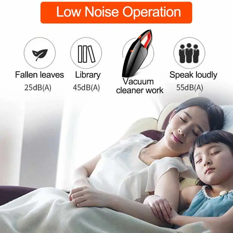 Портативный автомобильный пылесос 12 В двойного назначения для сухой и влажной