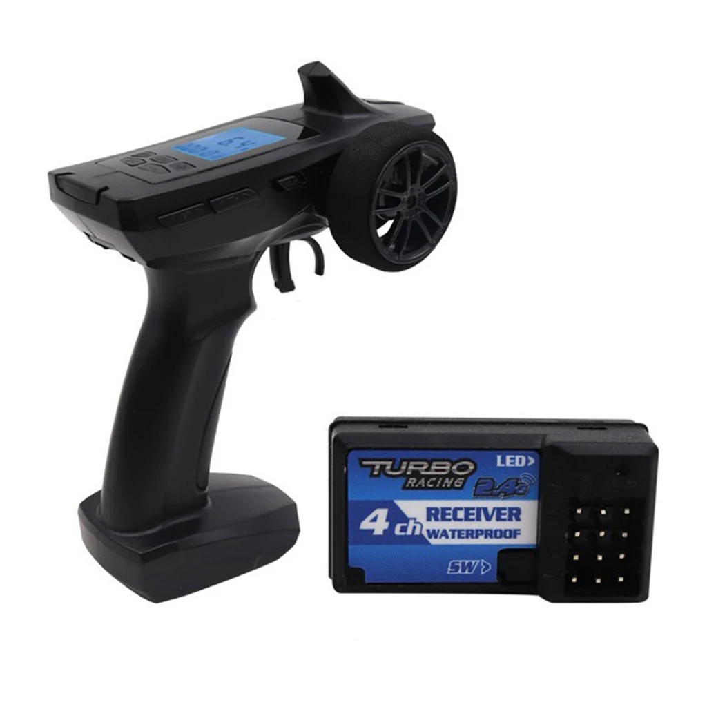 

4CH 2.4ghz RC Radio Transmitter w/ Receiver RC Remote Controller Parts Accs