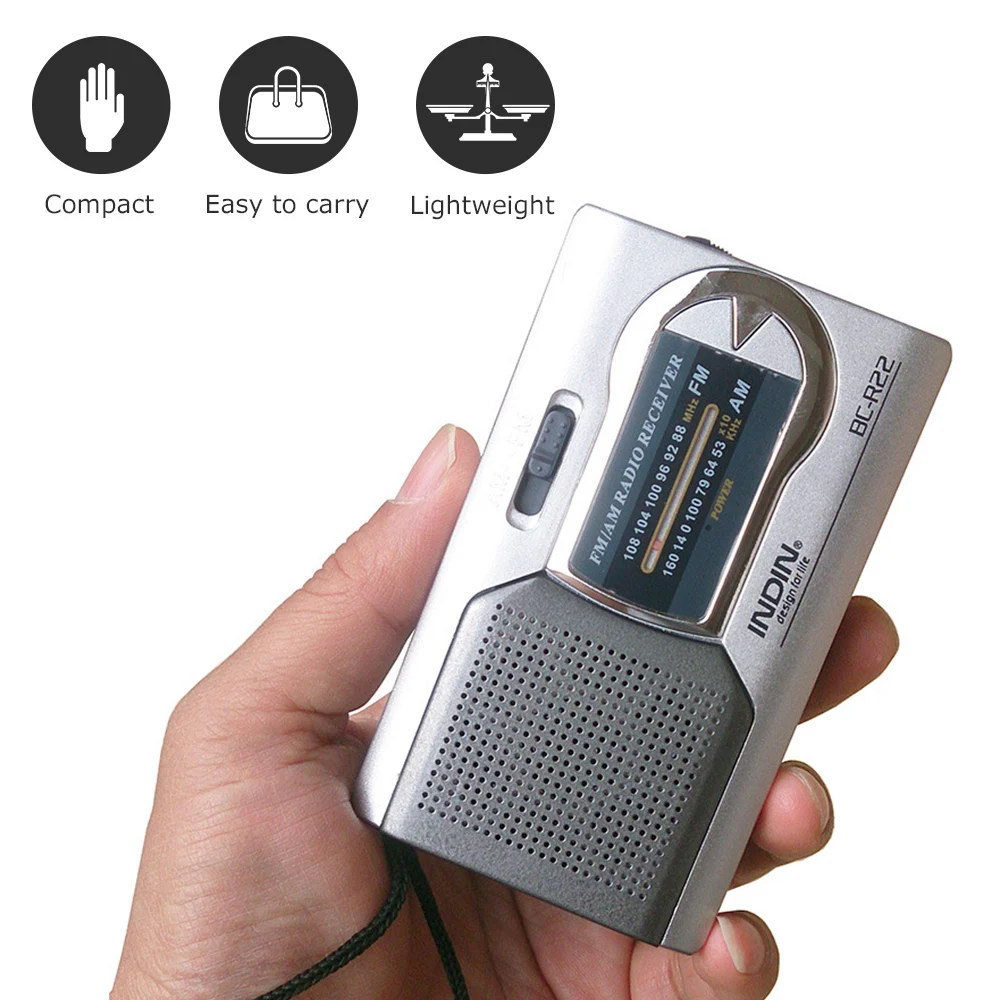 Новинка 2019 г. Встроенный стандартный двухдиапазонный мини радиоприемник