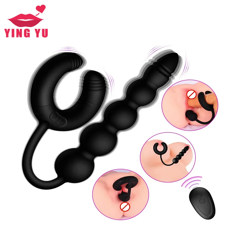 Секс игрушки для мужчин и женщин анальная пробка с замком тонкое кольцо двойного