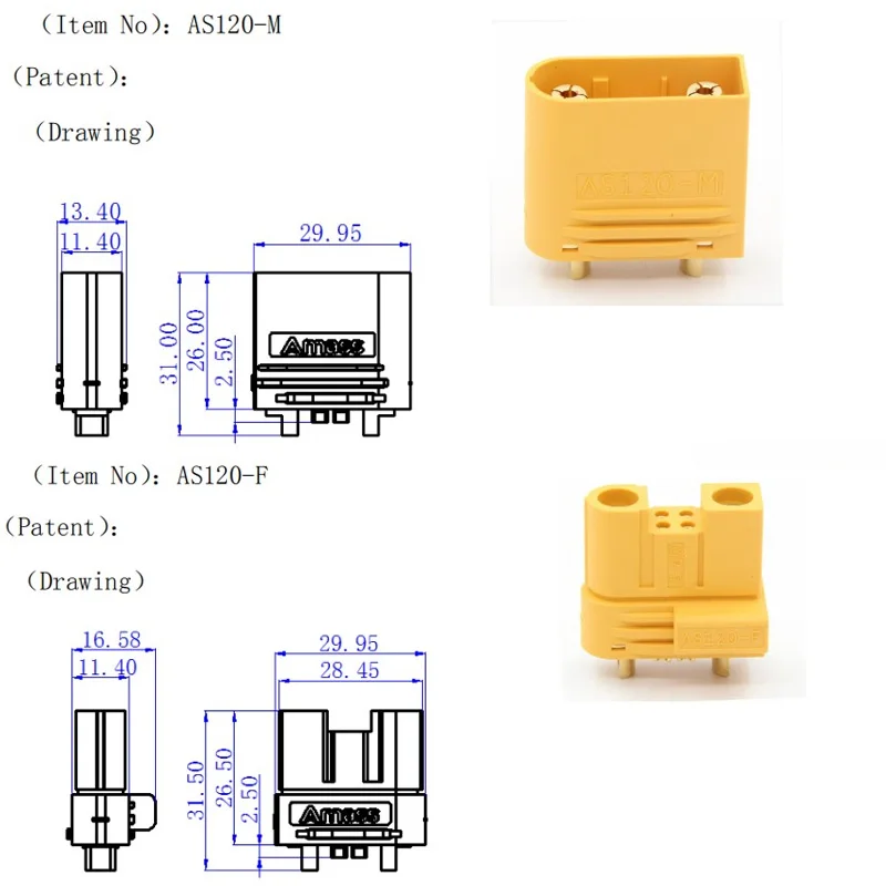 штекергнездо amass as120 переходник