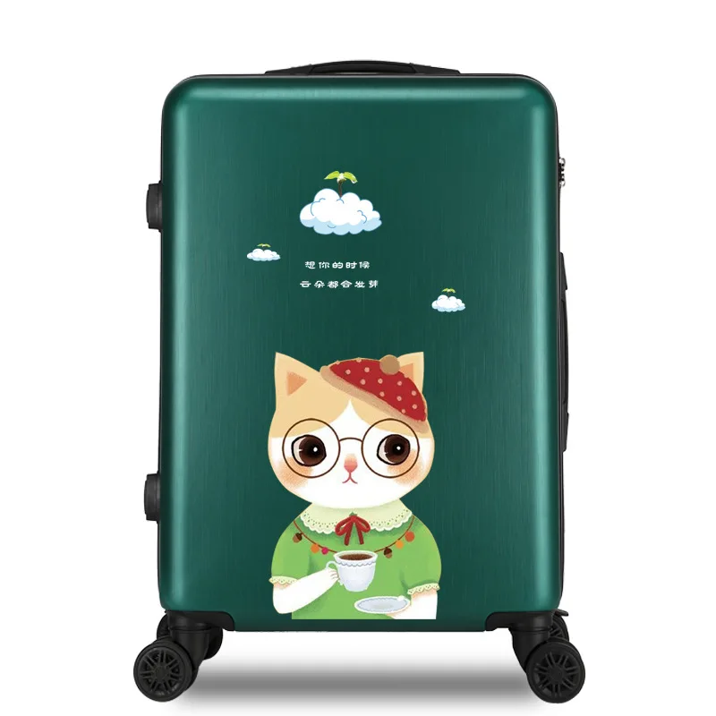 

Rolling Luggage suitcase Spinner Trolley Suitcase Wheels Kids Carry On Travel Bag men Women suitcase 20 24 26inch