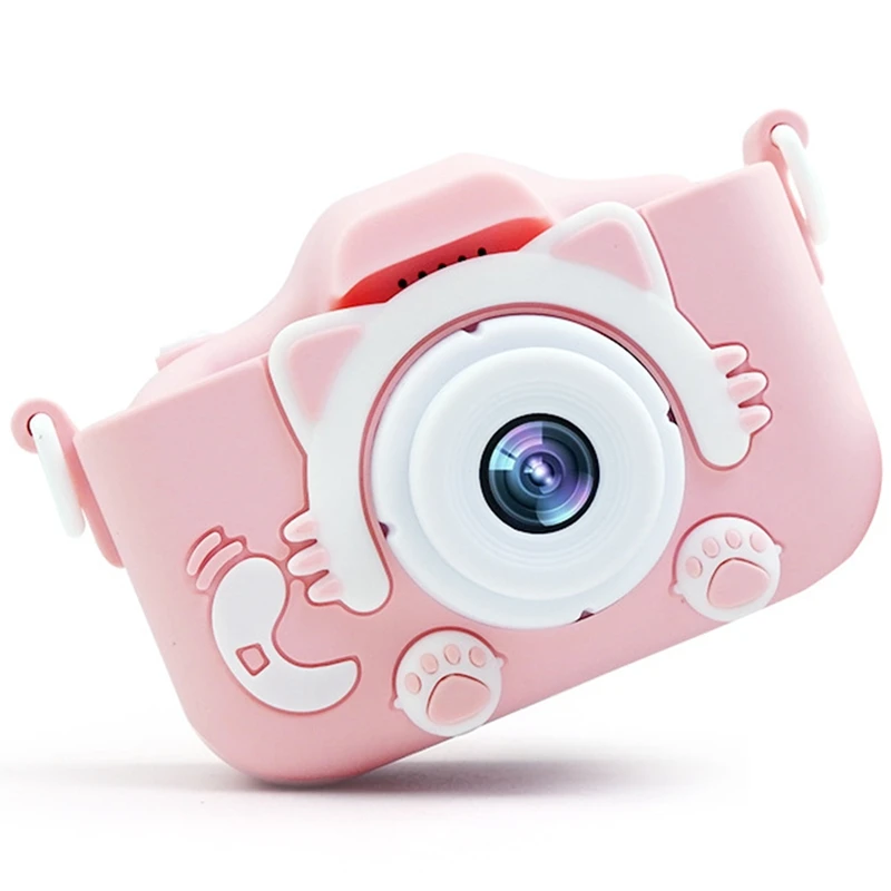 

Children's Camera 12.0MP 1080P 2.0 Inch Screen Children's Video with 32GB TF Card Camera Anti-Fall Children's Self-Timer Toy Cam