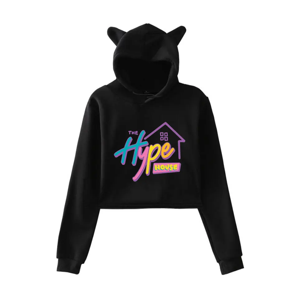 

Sweatshirts The Cat Tracksuit Hoodie Women Pullover Print Sexy Women Casual Full Regular Broad Autumn Winter