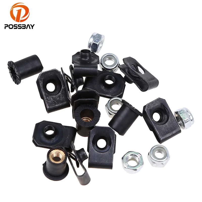 Винты POSSBAY для мотоцикла Faring Комплект болтов кузова подходят скутера Suzuki GSXR1300