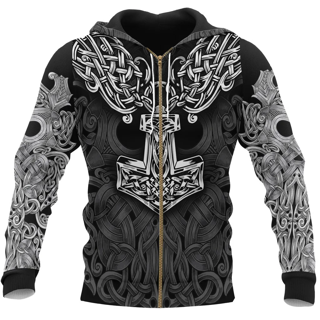 

Men clothes 2021 Viking Armor Tattoo 3D All Printed Men/Women Harajuku Fashion hooded Sweatshirt Casual jacket winter Hoodie