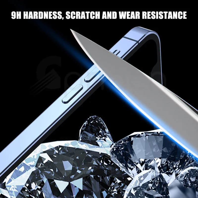 

50000D Tempered Glass For iPhone 11 12 Pro XR X XS Max Screen Protector Film iPhone 7 6 8 6s Plus 5 5S SE 2020 Protective Glass