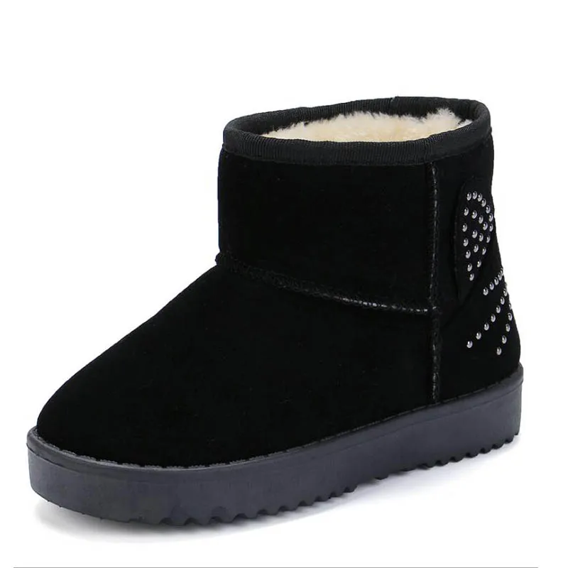 

Hot Selling Kids Girls Snow Boots Warm Plush Children Winter Boots Kids Boys Girls Shoes Baby Boots Size 26-35
