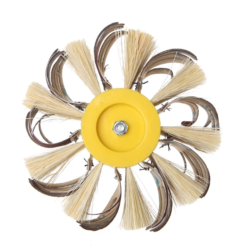 

Shaft Mounted Sisal Emery Cloth Bristle Grinding Buffing Brush Polishing Wheel My12 21 Dropshipping