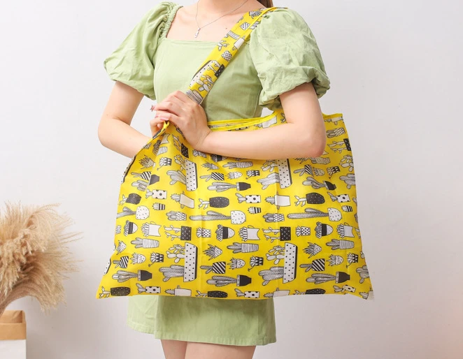 Многоразовая сумка для покупок из ткани Оксфорд Женская экологически безопасная