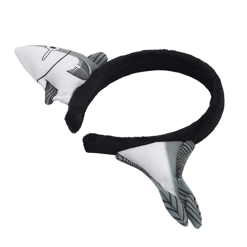 Обруч для волос с забавной морковкой и странными рыбками повязка на голову